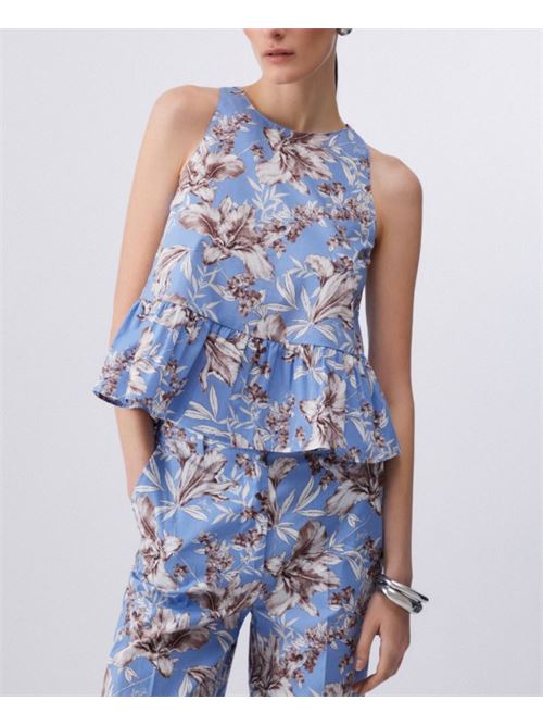 Poplin top with bow Liu Jo | WA6365T4853.P9502